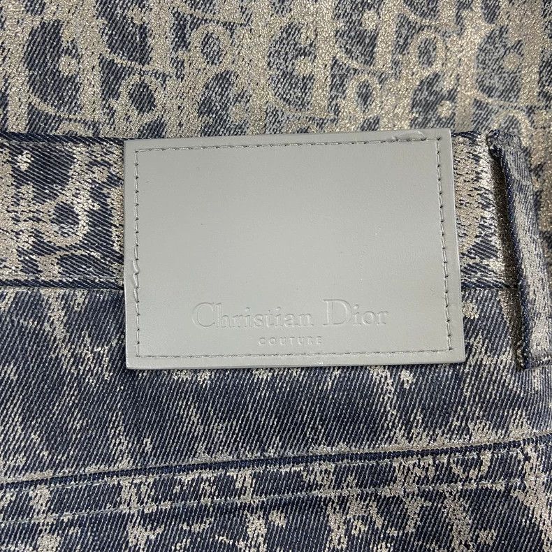 Dior Dior Logo Glitter Pants for Sale Size US 5 / EU 37 - 5 Thumbnail