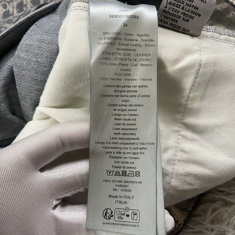 Dior Dior Logo Glitter Pants for Sale Size US 5 / EU 37 - 6 Thumbnail