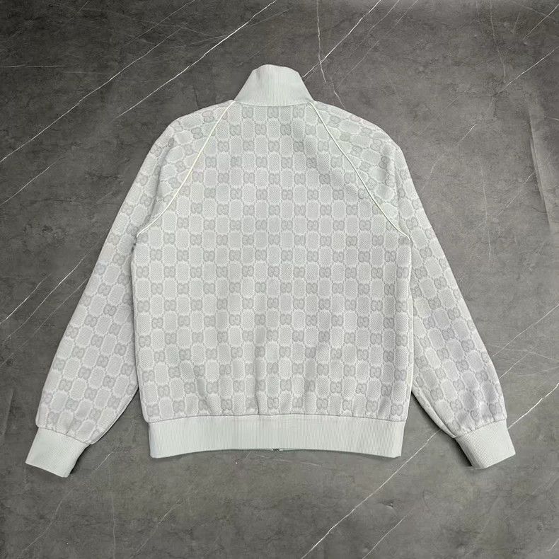 Gucci GUCCI Logo Print Zip-Up Long Sleeve Jacket Size US L / EU 52-54 / 3 - 2 Thumbnail