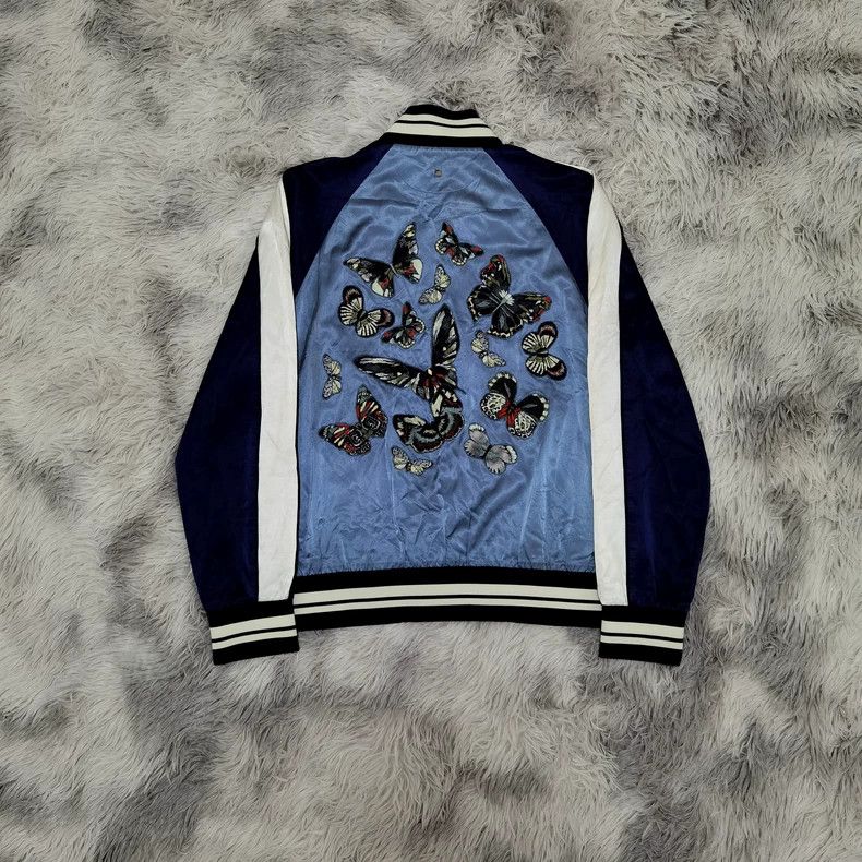 Valentino Valentino Butterfly Embroidered Silk Jacket Size US M / EU 48-50 / 2 - 7 Thumbnail