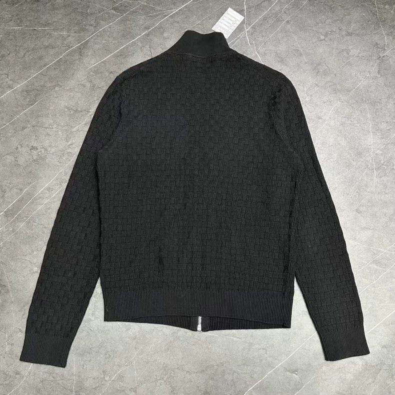 Louis Vuitton Louis Vuitton Black Zip Wool Sweater Size US L / EU 52-54 / 3 - 2 Thumbnail