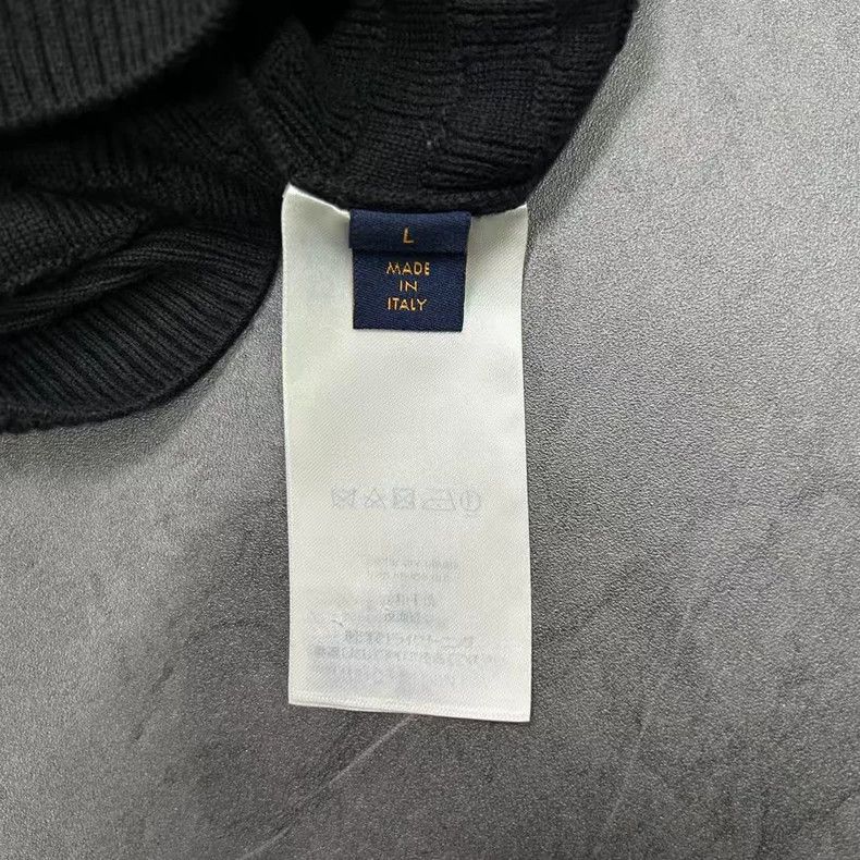 Louis Vuitton Louis Vuitton Black Zip Wool Sweater Size US L / EU 52-54 / 3 - 4 Thumbnail