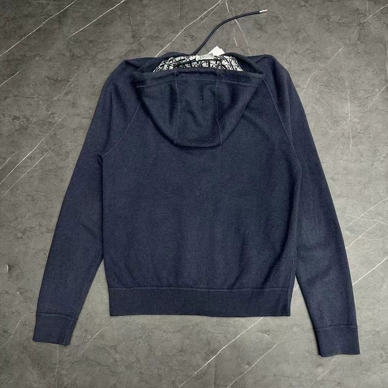 Dior Dior Hooded Cashmere Jacket with Logo Lining Size US S / EU 44-46 / 1 - 2 Thumbnail