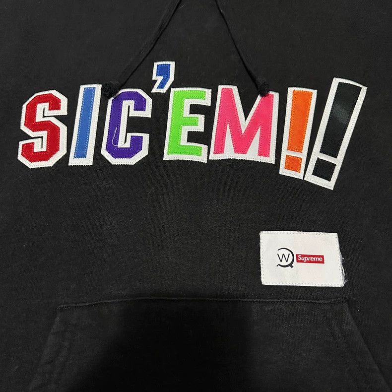 Wtaps Supreme Wtaps Black Hoodie with Colorful Text Size US M / EU 48-50 / 2 - 3 Thumbnail
