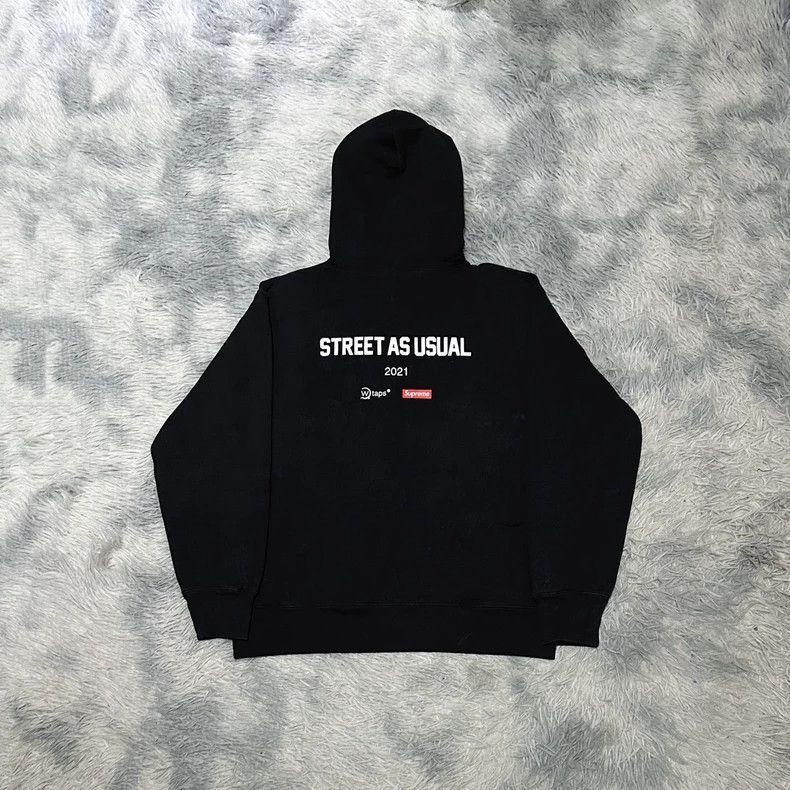 Wtaps Supreme Wtaps Black Hoodie with Colorful Text Size US M / EU 48-50 / 2 - 2 Thumbnail