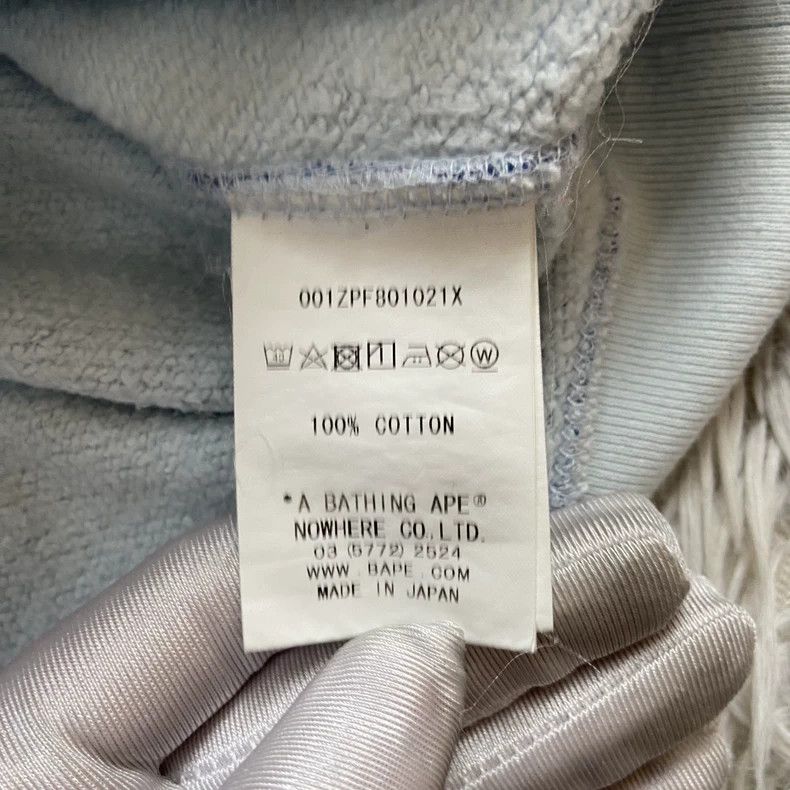 Bape Bape Zip Hoodie in Blue Camouflage Design Size US XL / EU 56 / 4 - 5 Thumbnail