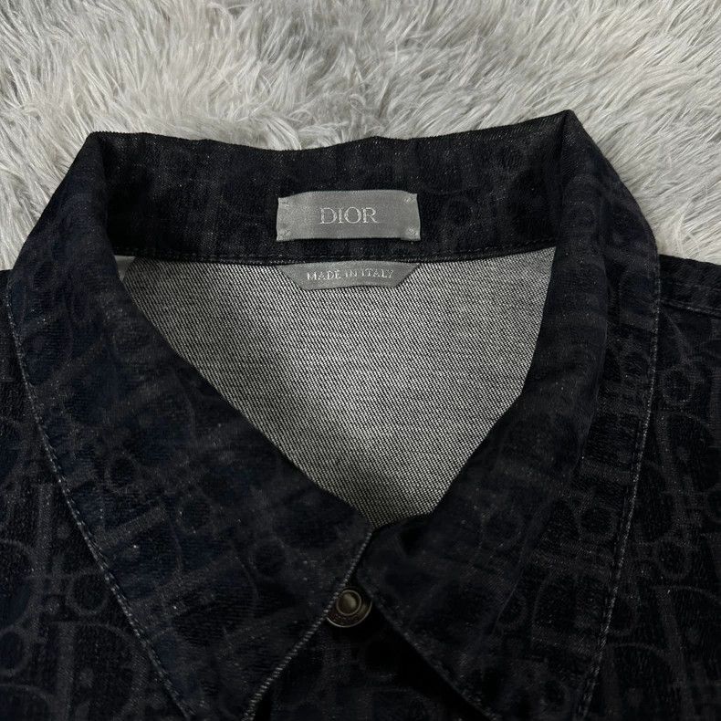 Dior Dior Blue Cotton Blend Twill Shirt Size US M / EU 48-50 / 2 - 3 Thumbnail