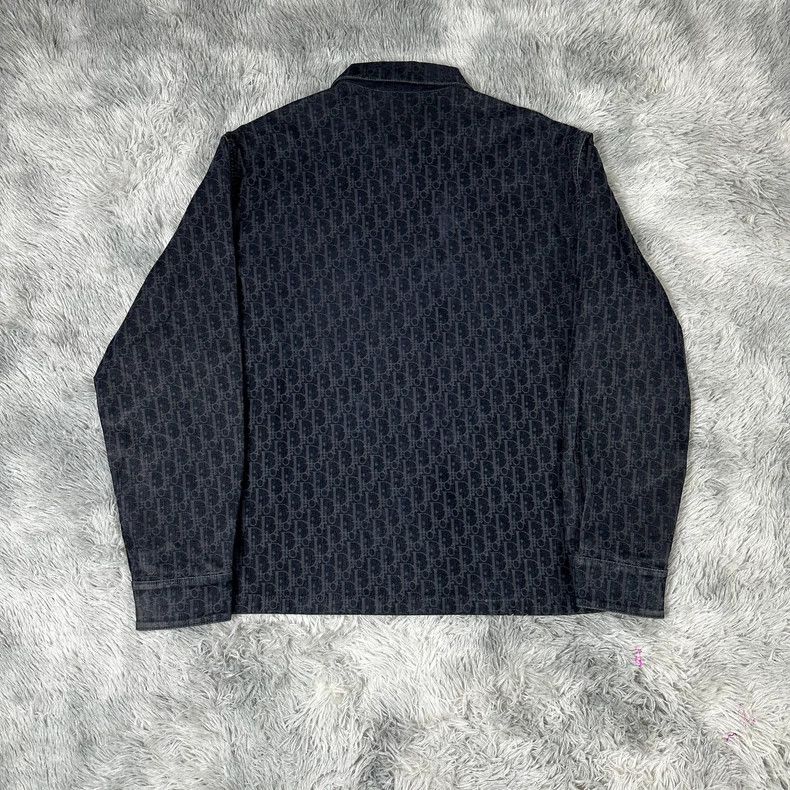 Dior Dior Blue Cotton Blend Twill Shirt Size US M / EU 48-50 / 2 - 2 Thumbnail