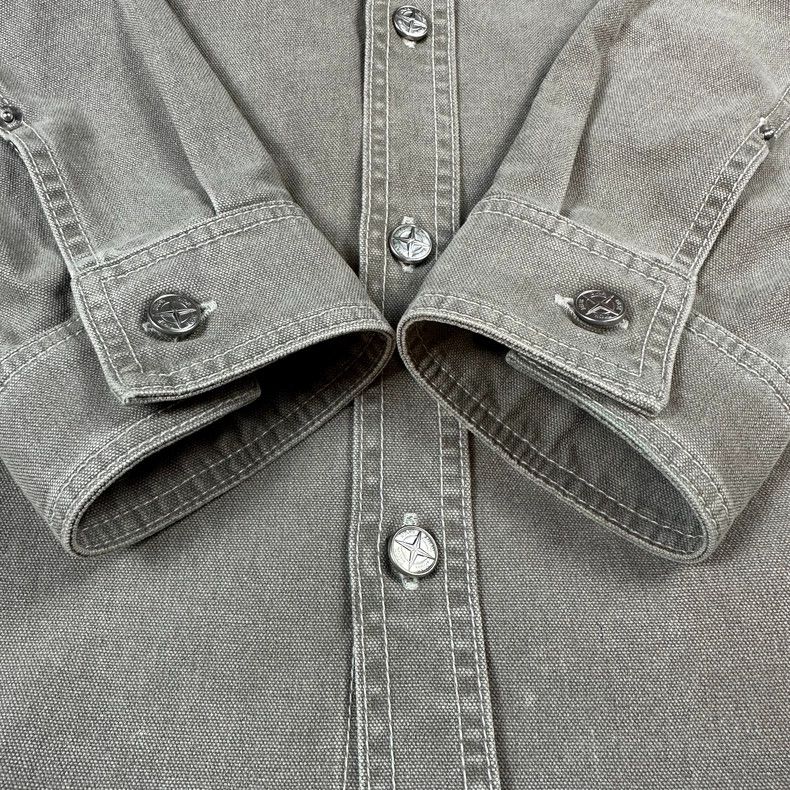Dior Dior Stone Island Embroidered Denim Shirt Size US L / EU 52-54 / 3 - 7 Thumbnail