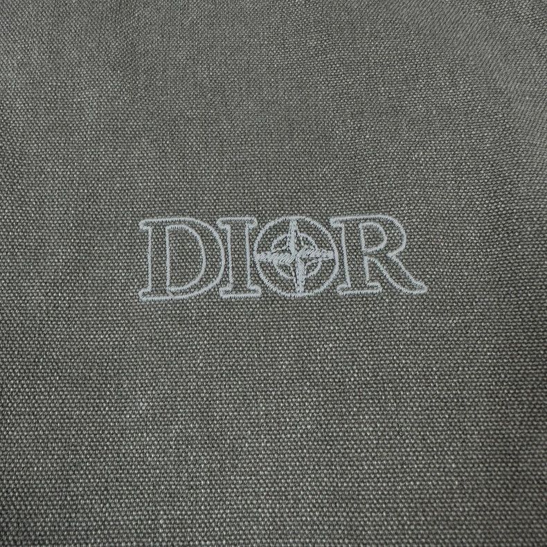 Dior Dior Stone Island Embroidered Denim Shirt Size US L / EU 52-54 / 3 - 3 Thumbnail