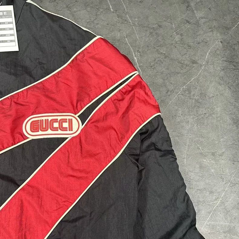 Gucci GUCCI Side Logo Jacket with Rhinestones Size US S / EU 44-46 / 1 - 3 Thumbnail