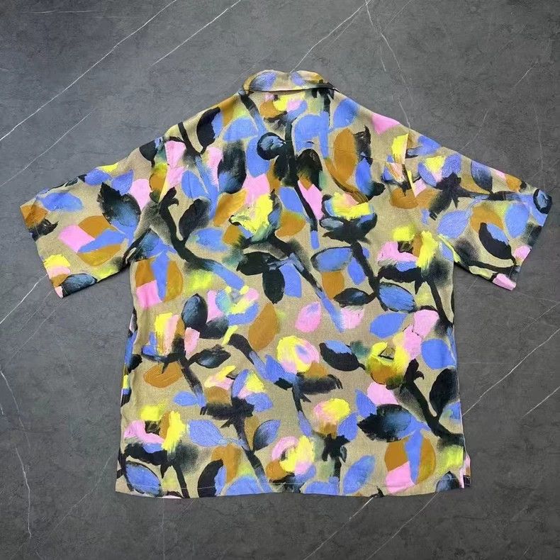 Dior Dior Floral Short Sleeve Shirt Size US M / EU 48-50 / 2 - 2 Thumbnail