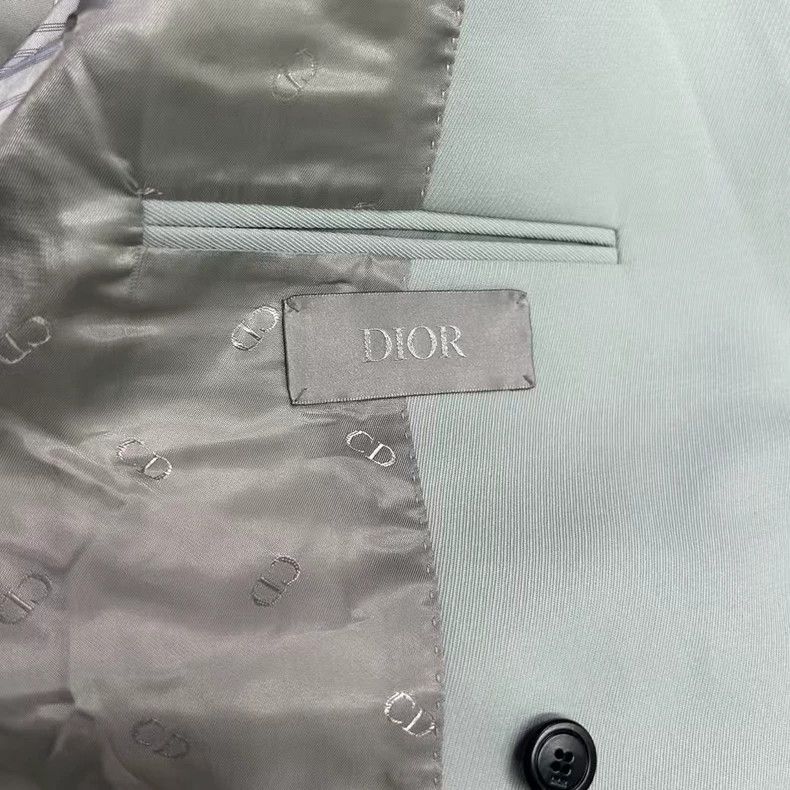 Dior Dior Mint Green Wool Blazer Jacket Size US M / EU 48-50 / 2 - 5 Thumbnail