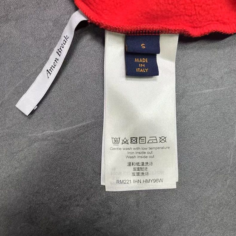 Louis Vuitton Louis Vuitton Red SS22 Sweatshirt Size S Size US S / EU 44-46 / 1 - 6 Thumbnail