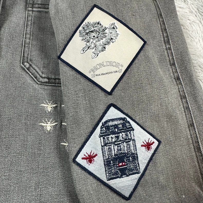 Dior Dior Mens Patch Denim Shirt Size US L / EU 52-54 / 3 - 7 Thumbnail