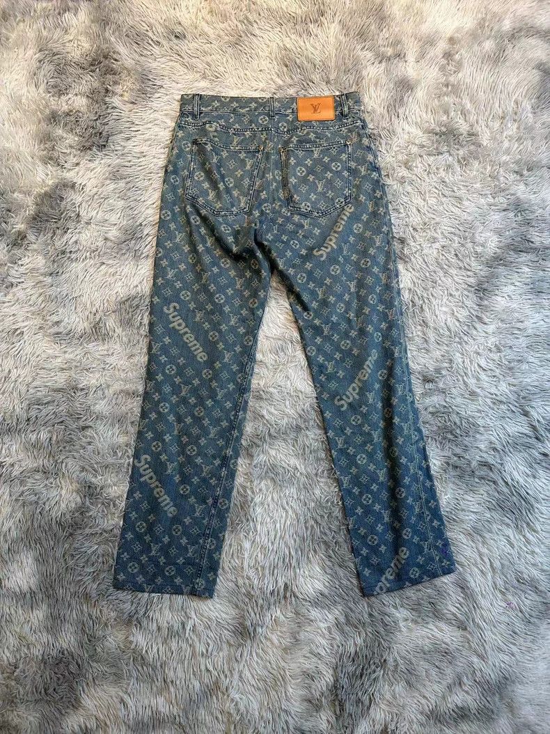Louis Vuitton Supreme Denim Jeans Size 31
