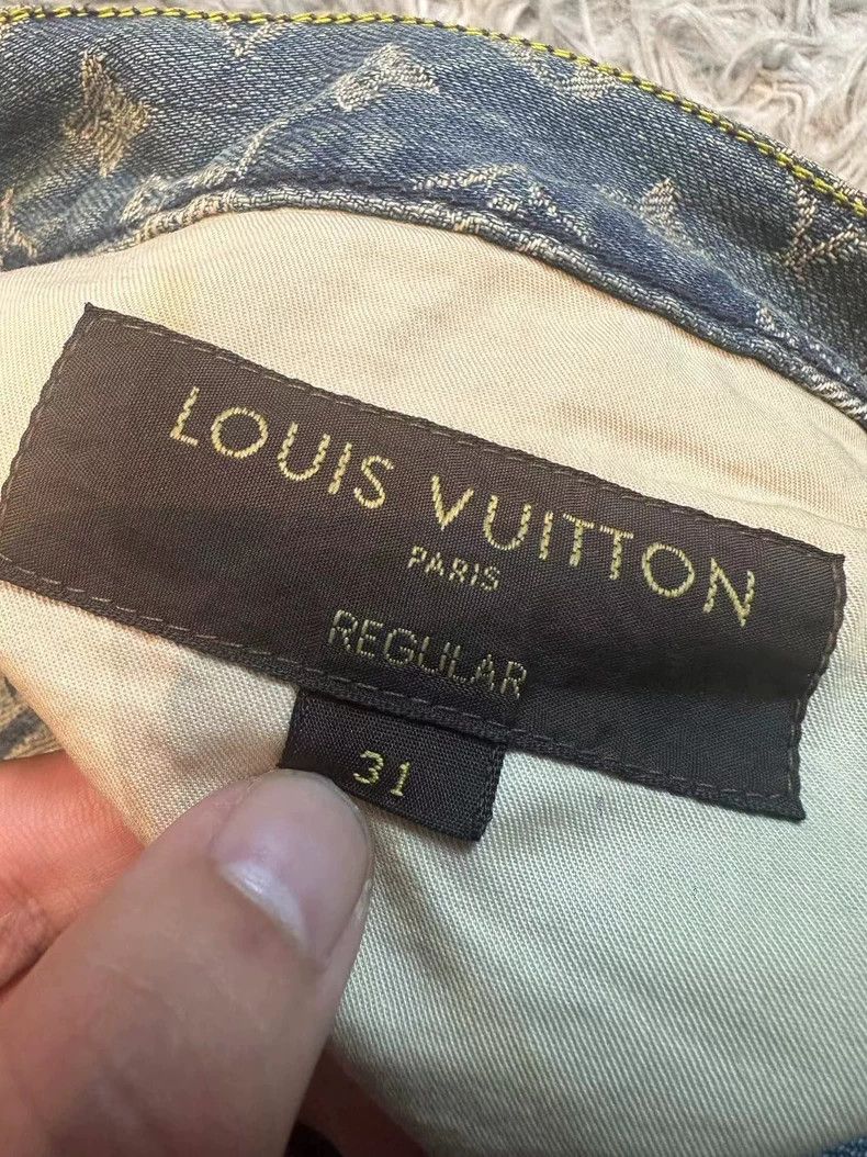 Louis Vuitton Louis Vuitton Supreme Denim Jeans Size 31 Size US 31 - 5 Thumbnail