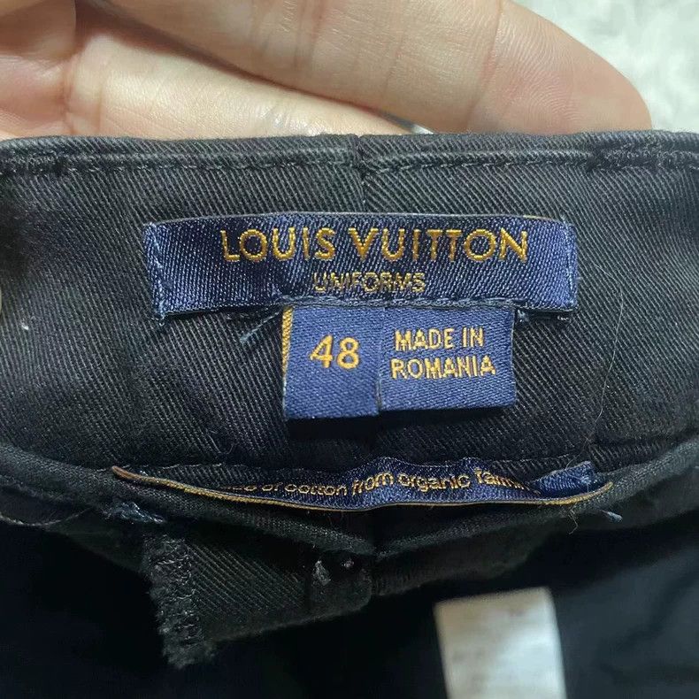 Louis Vuitton Louis Vuitton Black Wash Long Pants Size 48 Size US 6 / EU 39 - 3 Thumbnail