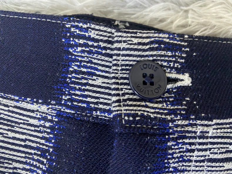 Louis Vuitton Louis Vuitton Black White Checkerboard Long Pants Size US 5 / EU 37 - 4 Thumbnail