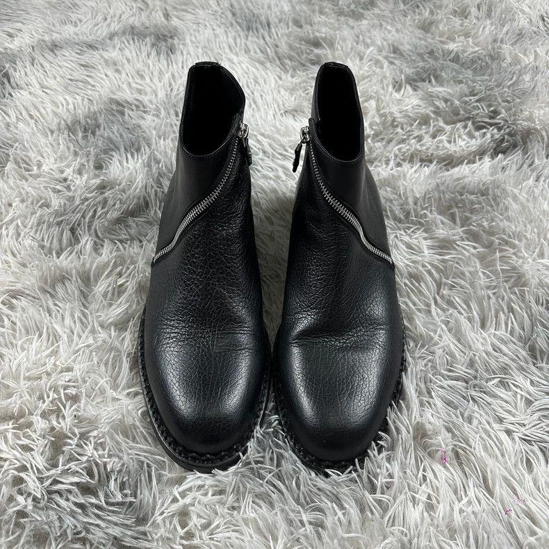 Balenciaga Balenciaga Black Short Boots with Zipper Size US 10 / EU 43 - 3 Thumbnail