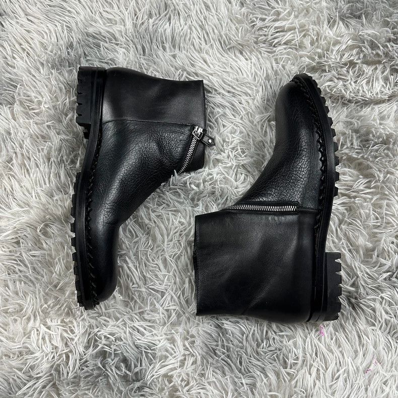 Balenciaga Balenciaga Black Short Boots with Zipper Size US 10 / EU 43 - 6 Thumbnail