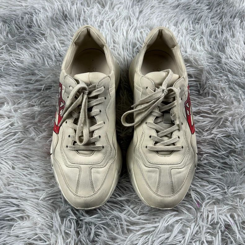 Gucci GUCCI Rhyton Shoes with Lips Print Size US 7.5 / EU 40-41 - 9 Thumbnail