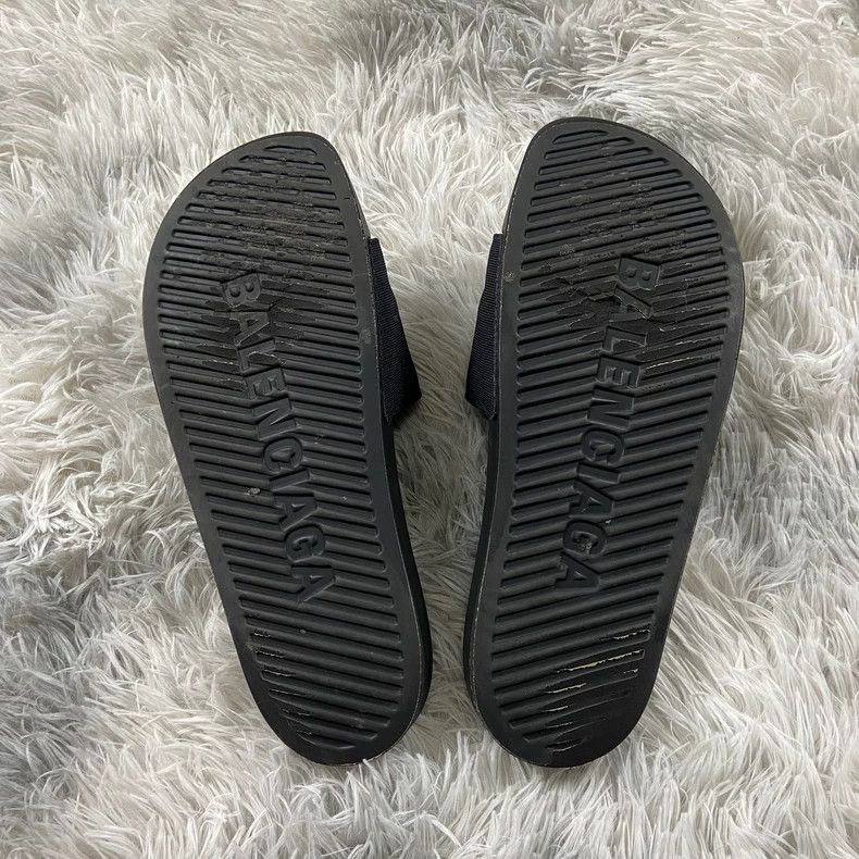 Balenciaga Balenciaga Logo Slippers Size 42 Size US 9 / EU 42 - 4 Thumbnail
