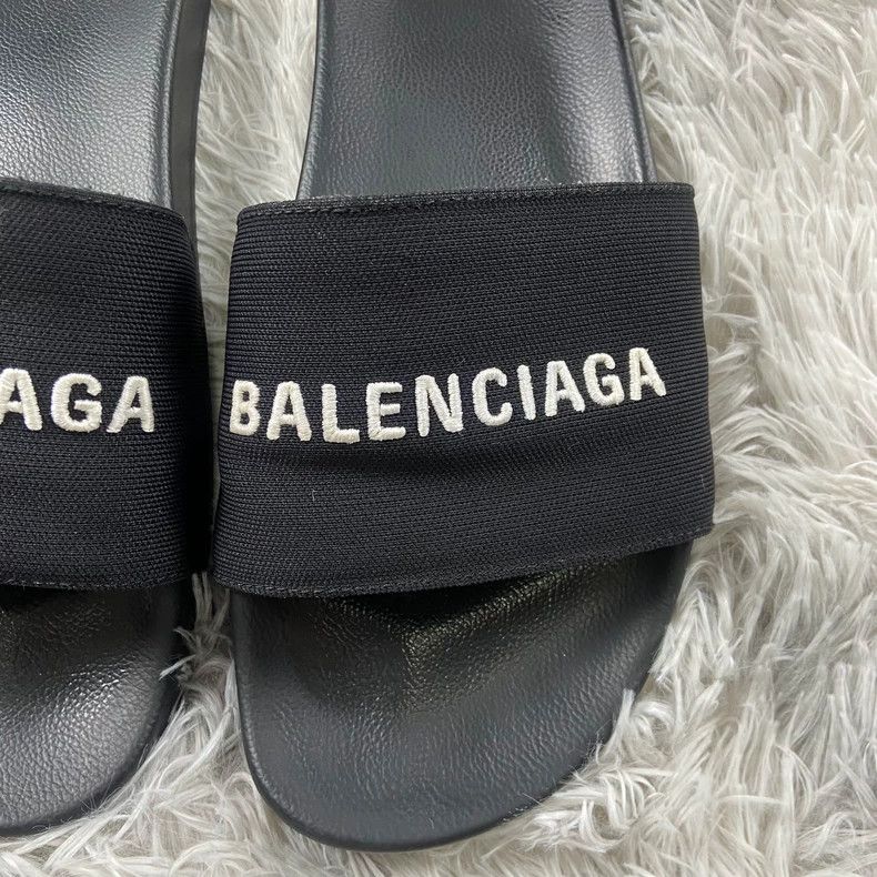 Balenciaga Balenciaga Logo Slippers Size 42 Size US 9 / EU 42 - 3 Thumbnail