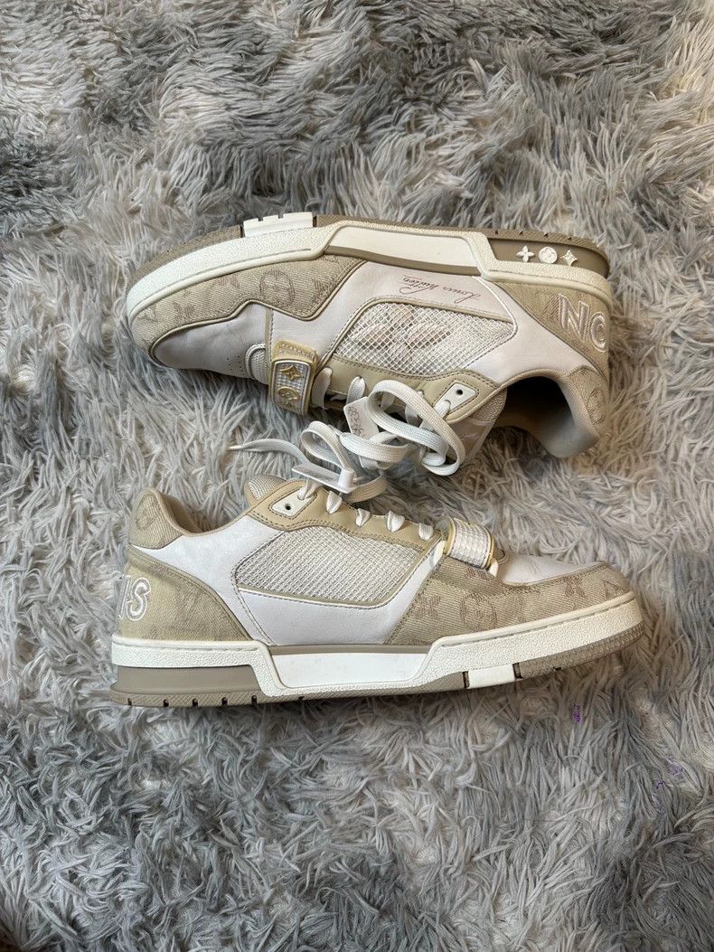 Louis Vuitton Louis Vuitton Trainer Sneakers with Velcro Strap Size US 8.5 / EU 41-42 - 3 Thumbnail