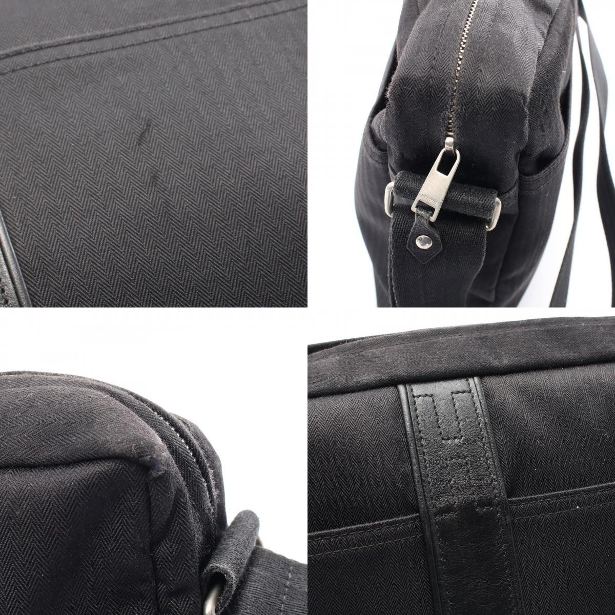 Hermes Hermes Hermes Acapulco Canvas Leather Shoulder Bag Canvas Shoulder Bag Size ONE SIZE - 9 Thumbnail