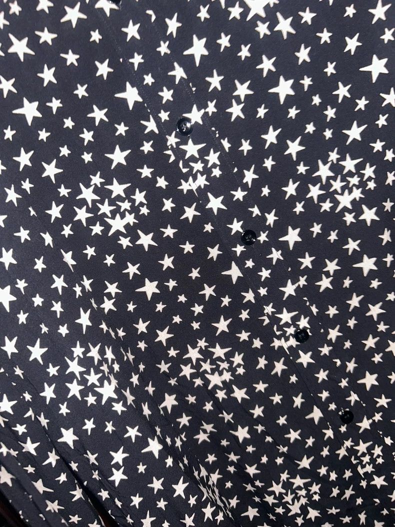 Saint Laurent Paris Saint Laurent Star Pattern Long Sleeve Shirt Size US M / EU 48-50 / 2 - 3 Thumbnail