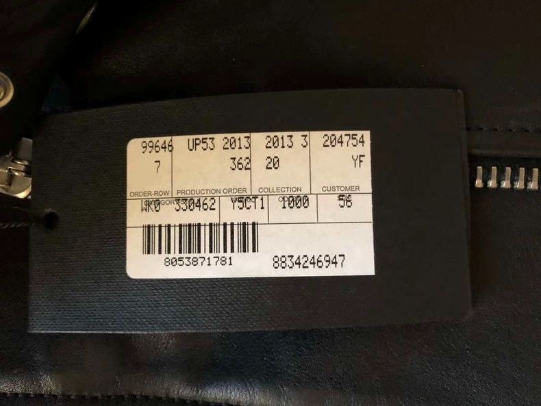 Saint Laurent Paris Saint Laurent Oiled Calf Leather Biker Jacket Size US XL / EU 56 / 4 - 7 Thumbnail