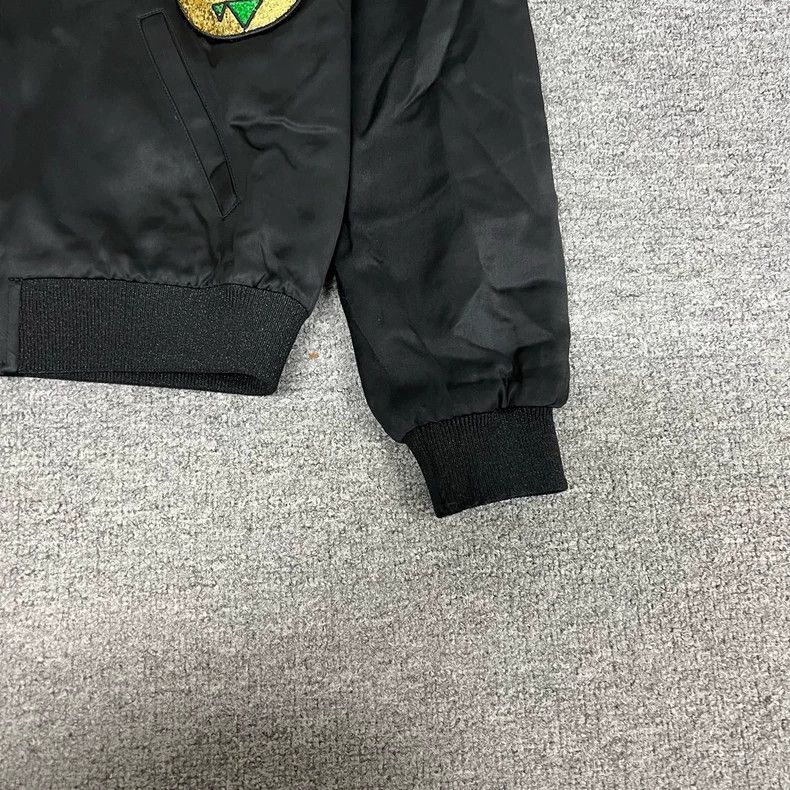 Saint Laurent Paris Saint Laurent Black Baseball Jacket with Patches Size US XXL / EU 58 / 5 - 3 Thumbnail