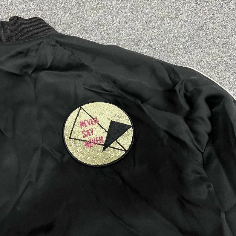 Saint Laurent Paris Saint Laurent Black Baseball Jacket with Patches Size US XXL / EU 58 / 5 - 7 Thumbnail