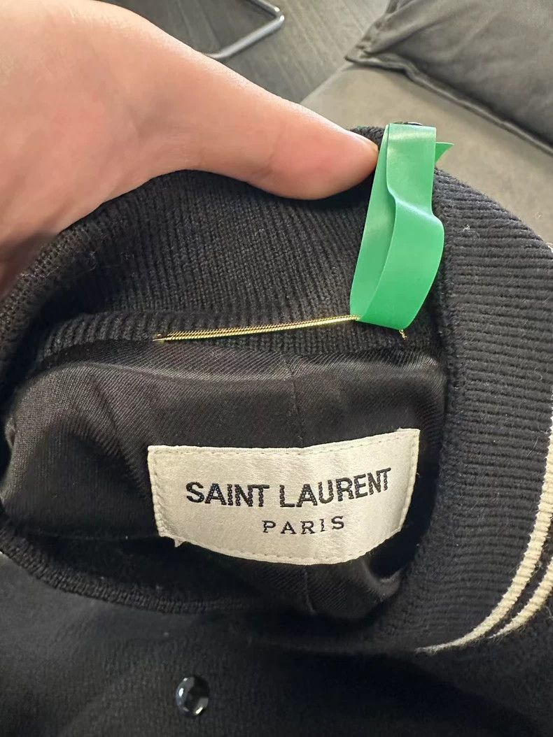 Yves Saint Laurent YSL Black and White Varsity Jacket Size US M / EU 48-50 / 2 - 3 Thumbnail