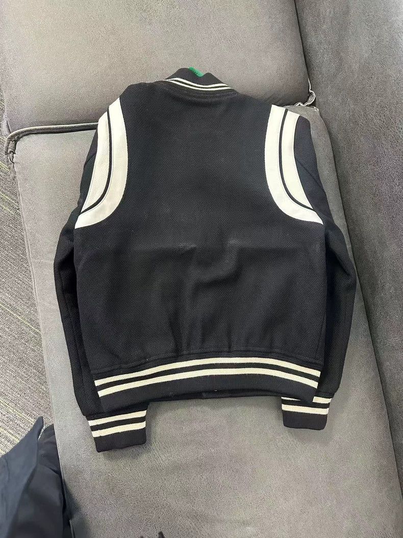 Yves Saint Laurent YSL Black and White Varsity Jacket Size US M / EU 48-50 / 2 - 2 Thumbnail