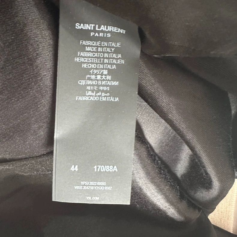 Saint Laurent Paris Saint Laurent Wool and Leather Baseball Jacket Size US L / EU 52-54 / 3 - 6 Thumbnail