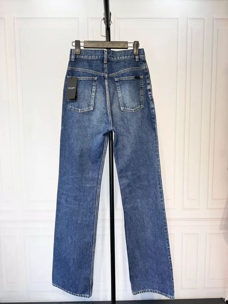 Yves Saint Laurent YSL Denim Pants in Excellent Condition Size US 28 / EU 44 - 2 Thumbnail