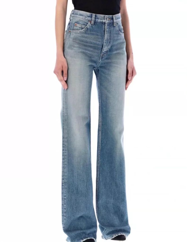 Yves Saint Laurent YSL Denim Pants in Excellent Condition Size US 28 / EU 44 - 8 Thumbnail