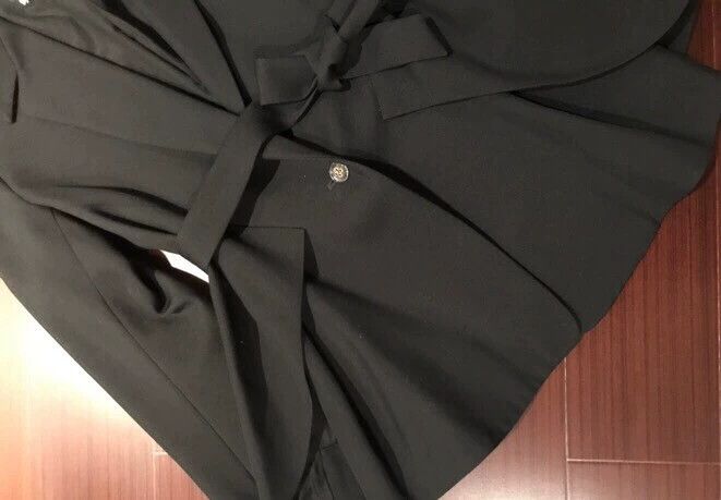 Yves Saint Laurent YSL Women's Smoking Jacket with Belt Size US S / EU 44-46 / 1 - 2 Thumbnail