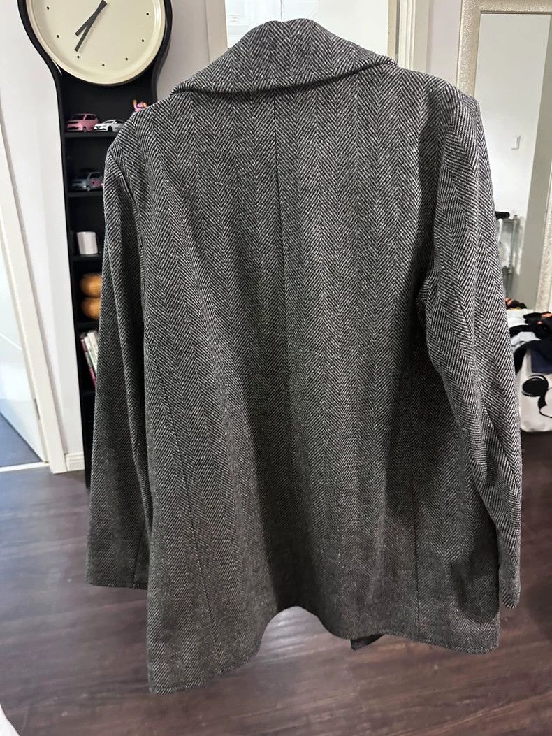 Saint Laurent Paris Saint Laurent Houndstooth Wool Coat for Women Size US M / EU 48-50 / 2 - 6 Thumbnail
