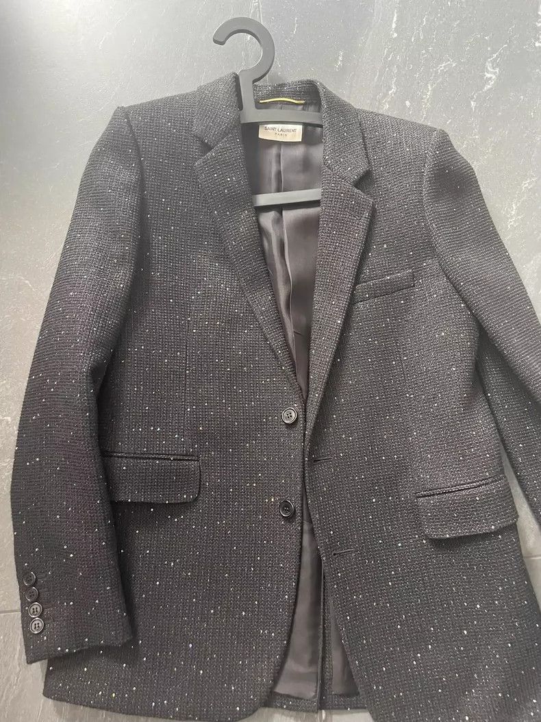 Yves Saint Laurent YSL Blazer with Speckled Detail Size US M / EU 48-50 / 2 - 4 Thumbnail