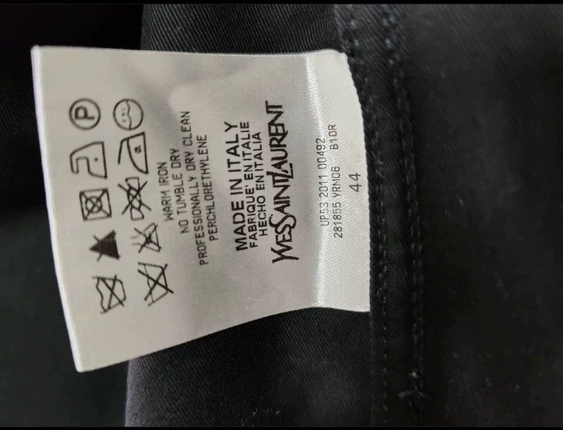Saint Laurent Paris Black Men's SLP Jacket Size 44 Size US M / EU 48-50 / 2 - 6 Thumbnail