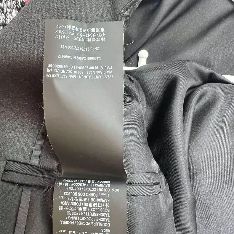 Saint Laurent Paris Saint Laurent Black Suit Size 36 Size US XS / EU 42 / 0 - 5 Thumbnail