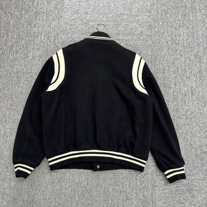 Saint Laurent Paris Black and White Baseball Jacket Size US XXL / EU 58 / 5 - 5 Thumbnail