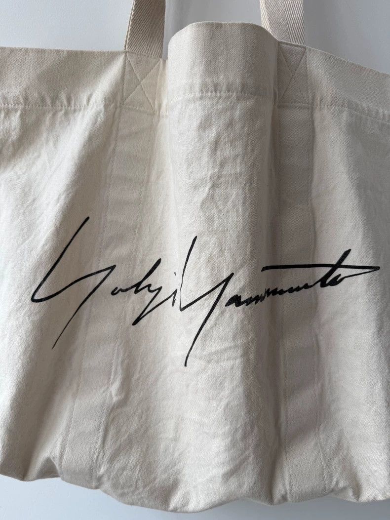 Yohji Yamamoto Yohji Yamamoto Canvas Tote Bag for Summer Size ONE SIZE - 2 Thumbnail