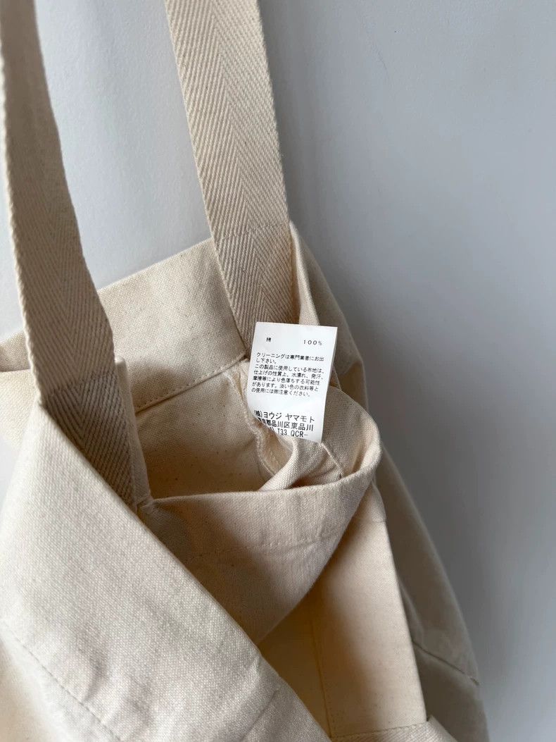 Yohji Yamamoto Yohji Yamamoto Canvas Tote Bag for Summer Size ONE SIZE - 5 Thumbnail