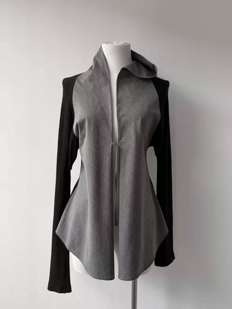 Yohji Yamamoto Yohji Yamamoto Y's Deconstructed Tie-Detail Shirt Size US M / EU 48-50 / 2 - 7 Thumbnail