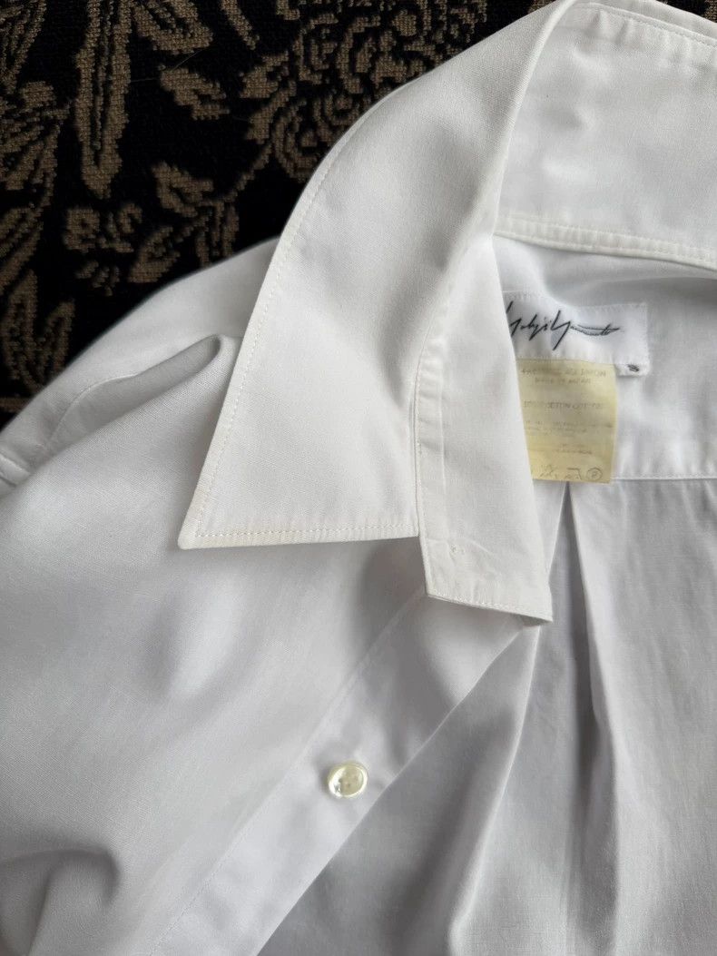 Yohji Yamamoto Yohji Yamamoto Femme White Long Sleeve Shirt Size US S / EU 44-46 / 1 - 7 Thumbnail