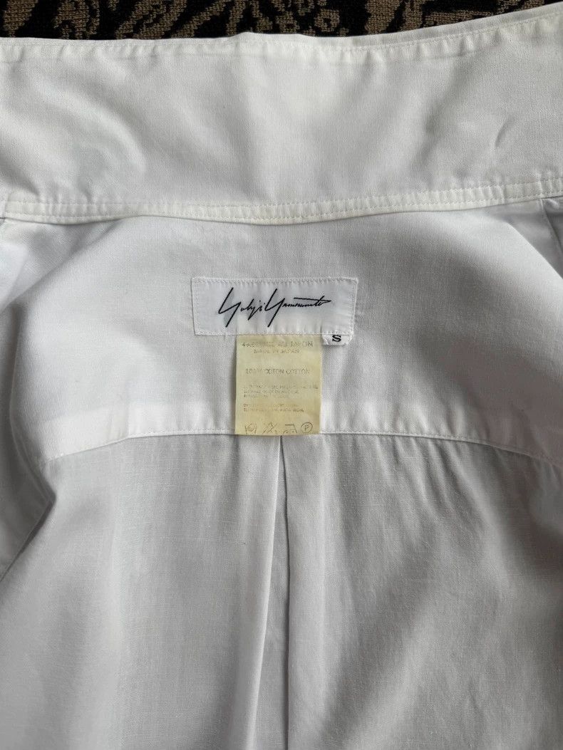 Yohji Yamamoto Yohji Yamamoto Femme White Long Sleeve Shirt Size US S / EU 44-46 / 1 - 6 Thumbnail